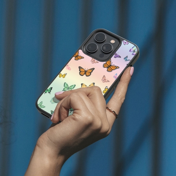 Butterfly Phone Case iPhone 16, 15 Pro, 14, Galaxy S25 S24FE, Pixel 8 Pro, 9 Pro - Picture 4 of 5